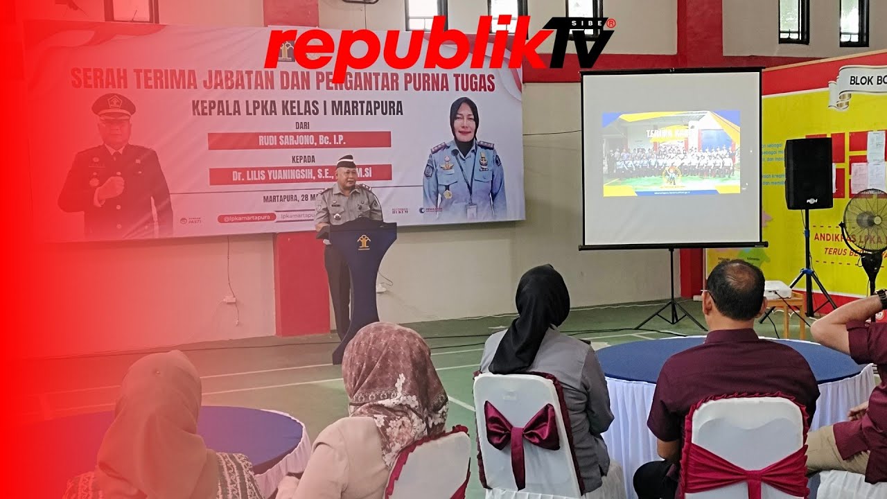 Kepala LPKA Martapura Purna Tugas, Kalapas Perempuan Jabat Plt