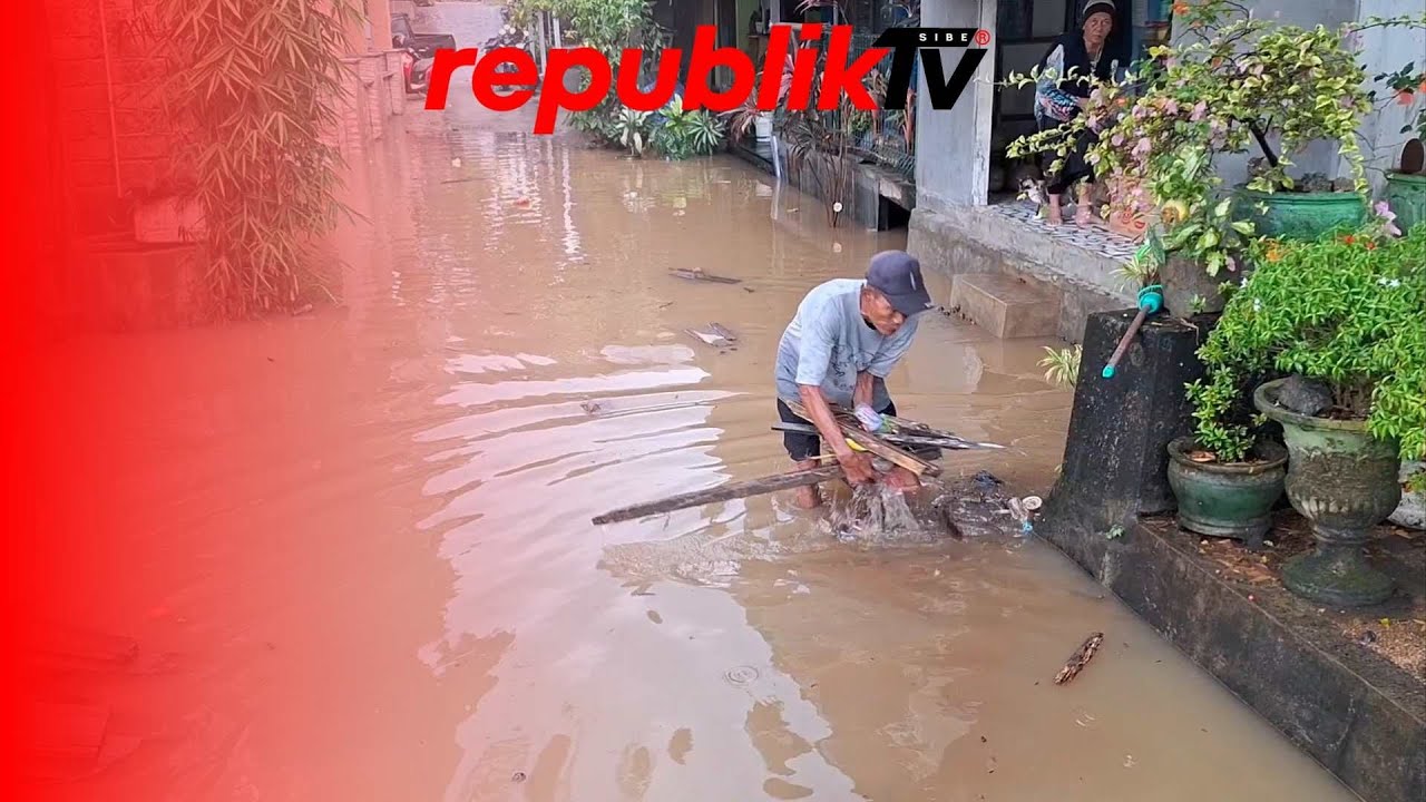 Hujan Deras, Permukiman di Bantaran Sungai Kemuning Sempat Terendam