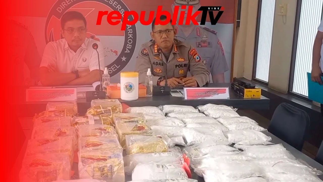 20 Kg Sabu-Sabu dan 5 Tersangka Diamankan Ditresnarkoba