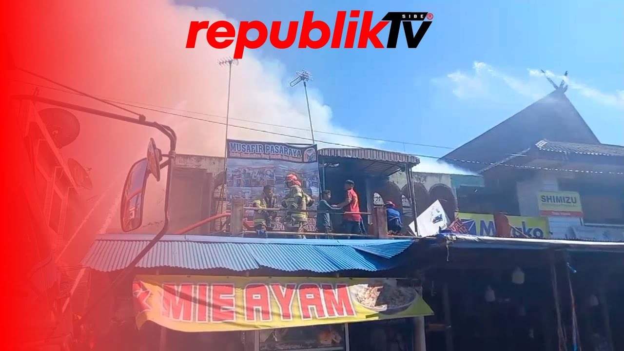 Seorang Penjaga Toko Nyaris Jadi Korban Jiwa Saat Kebakaran