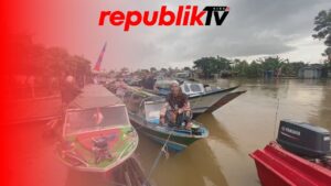 Hindari Kemacetan di Jalan Raya, Jamaah Haul dari Kalteng Lewat Jalur Sungai