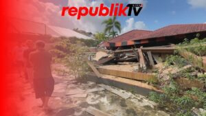 Rumah Dua Lantai Roboh,Diduga Pondasi Tidak Kuat Menahan Bangunan