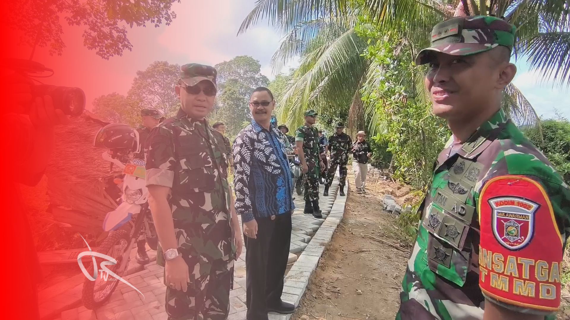 Tim Wasev TNI Tinjau Progres TMMD ke-124 di Hulu Sungai Tengah