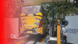 Satu Unit Bus Jamaah Haji Tapin Gagal Uji Kelayakan