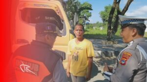 Razia Kendaraan Angkutan Barang