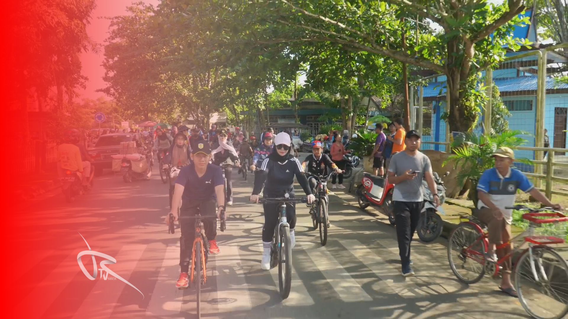 Semarak Fun Bike HST Menyala, Ribuan Warga Gowes Bareng di Barabai
