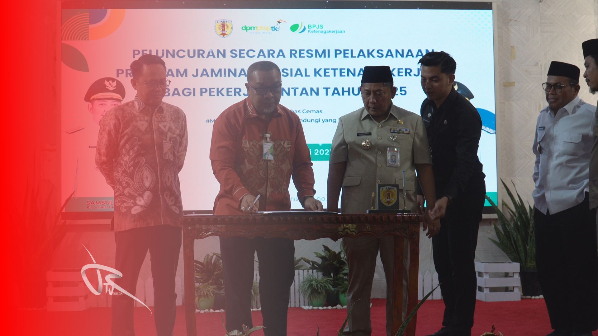 Pemerintah Hulu Sungai Tengah Luncurkan Jaminan Sosial Bagi Pekerja Rentan