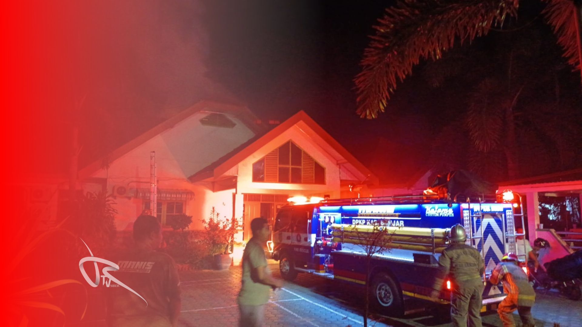 Rumah Dinas Kebakaran, Wabup Banjar Kembali ke Rumah Pribadi