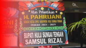 Bupati Samsul Rizal Hadiri Pelantikan Ketua DPRD HST