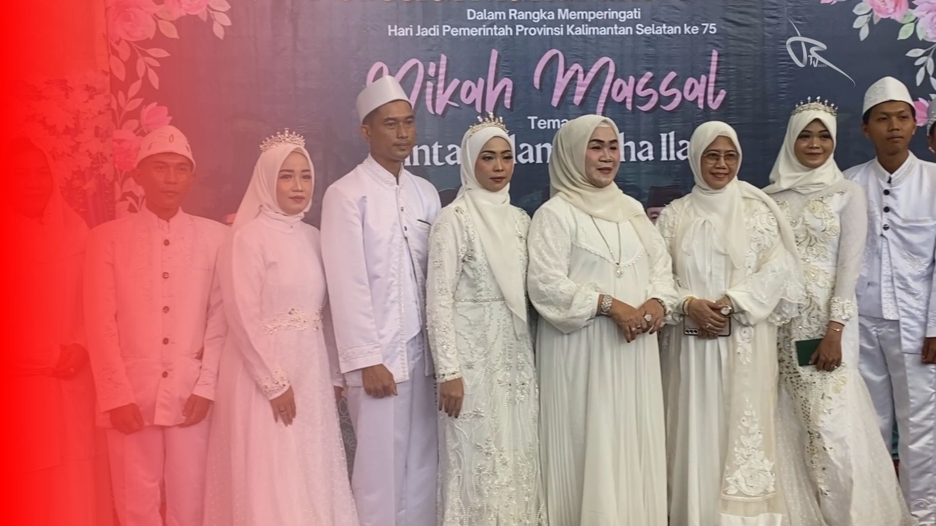 Ratusan Pasangan di Kalimantan Selatan Menikah Serentak