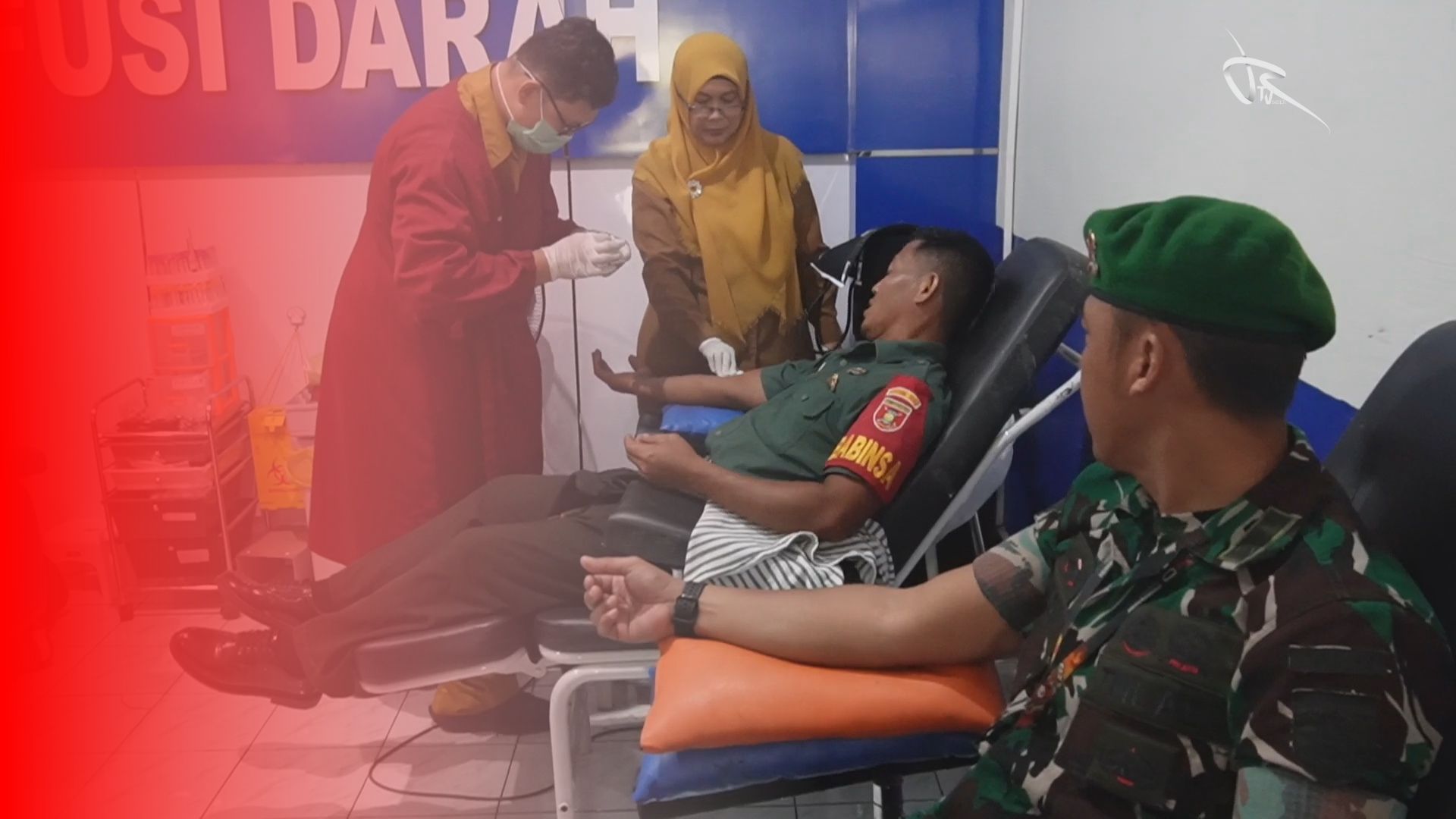 HUT ke-67 Kodam VI/Mulawarman, TNI Gelar Aksi Donor Darah di RSUD H Damanhuri Barabai