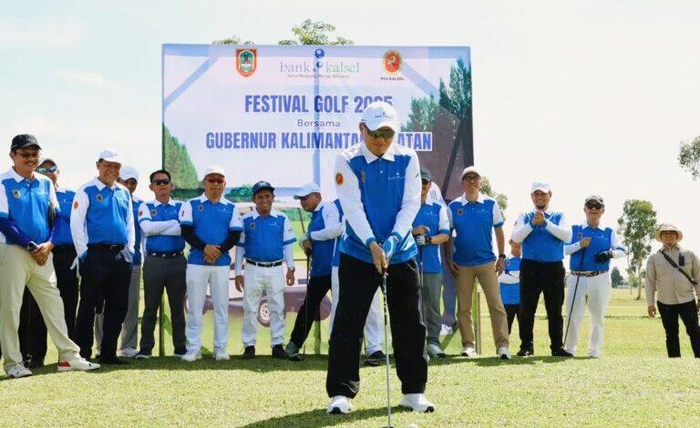 Gubernur Kalsel Buka Festival Golf 2025, Dorong Olahraga dan Gaya Hidup Sehat