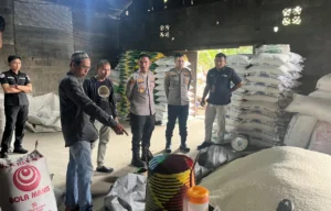 Polres Hulu Sungai Tengah Ungkap Kasus Beras Oplosan Bermerek Bulog