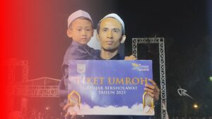Warga Dari HSS Dapat Hadiah Umroh di Banjar Bersholawat