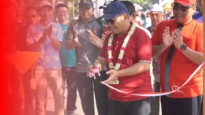 Car Free Day Perdana di Labuan Amas Selatan Resmi Dibuka Wakil Bupati HST