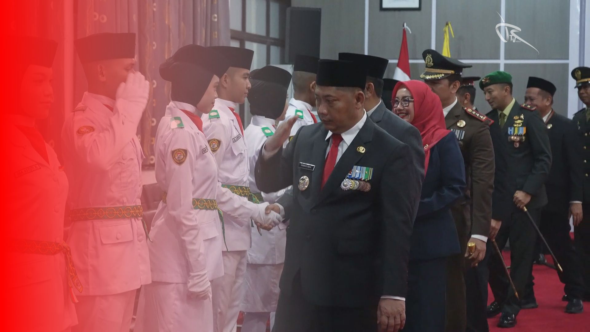 Pengukuhan Paskibraka Kabupaten Hulu Sungai Tengah Tahun 2025