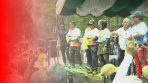 Taman Dwi Warna Barabai Jadi Pusat Semarak Color Run Menyala 2025