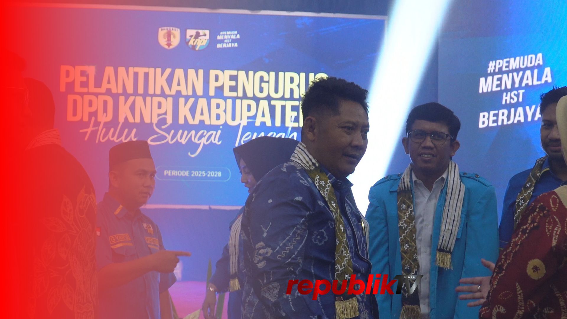 Bupati HST Hadiri Pelantikan Pengurus DPD KNPI Periode 2025–2028