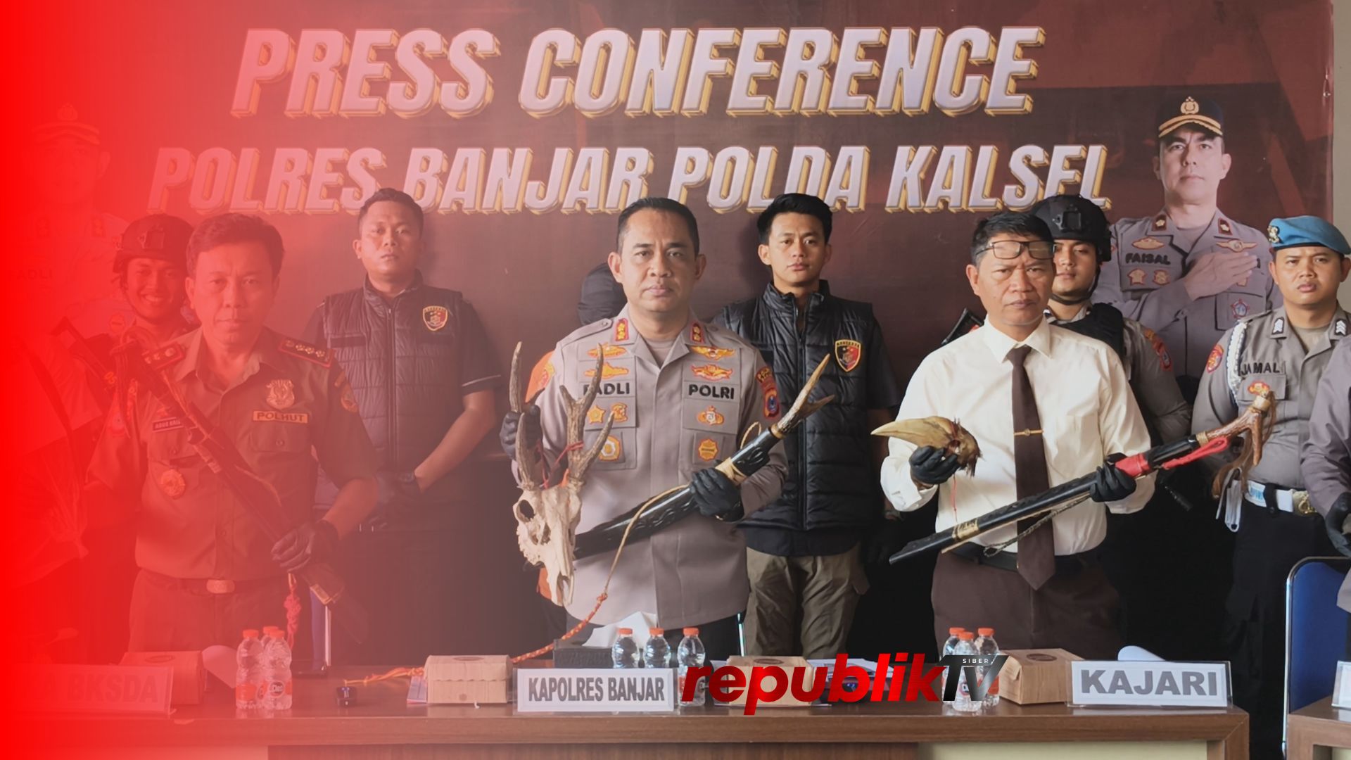 Polres Banjar Bongkar Perdagangan Ilegal Bagian Tubuh Satwa Dilindungi