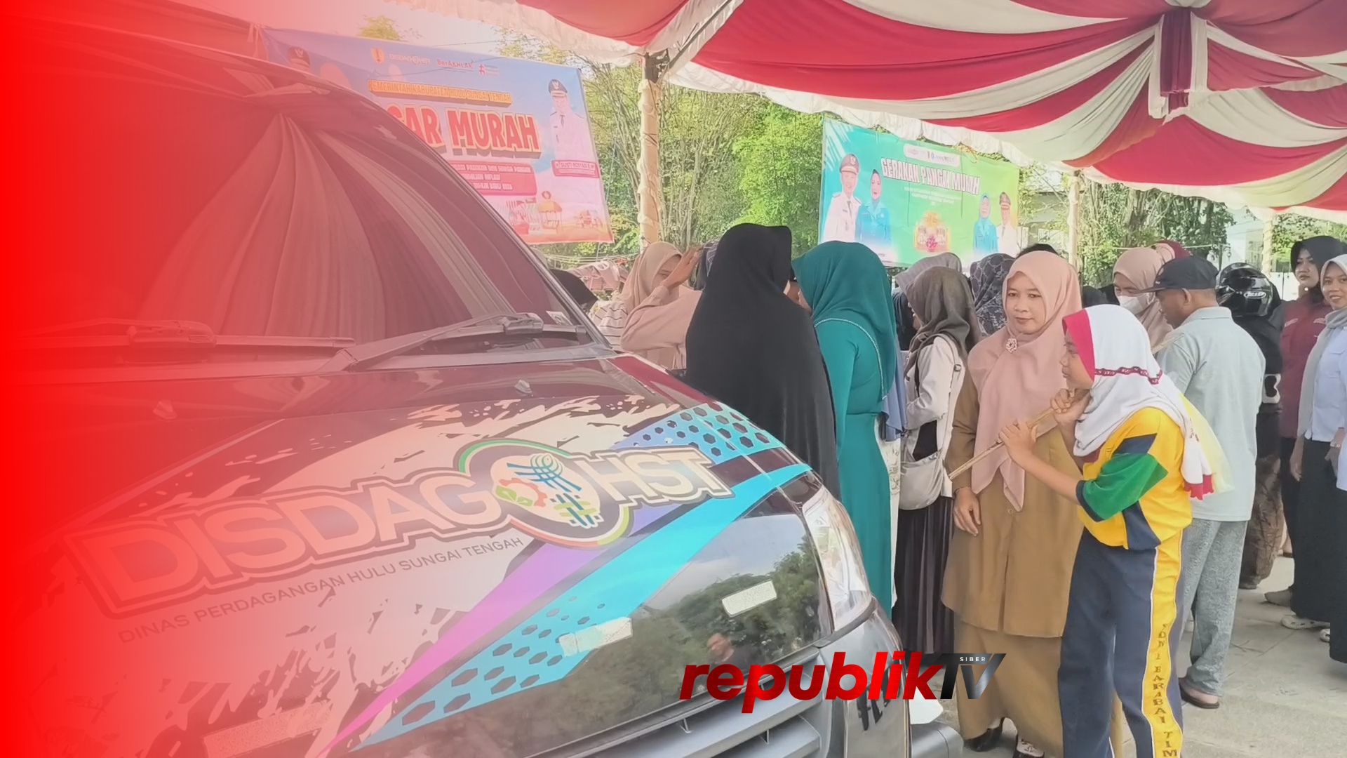 Pemkab HST Gelar Pasar Murah, Stabilkan Harga Jelang Akhir Tahun