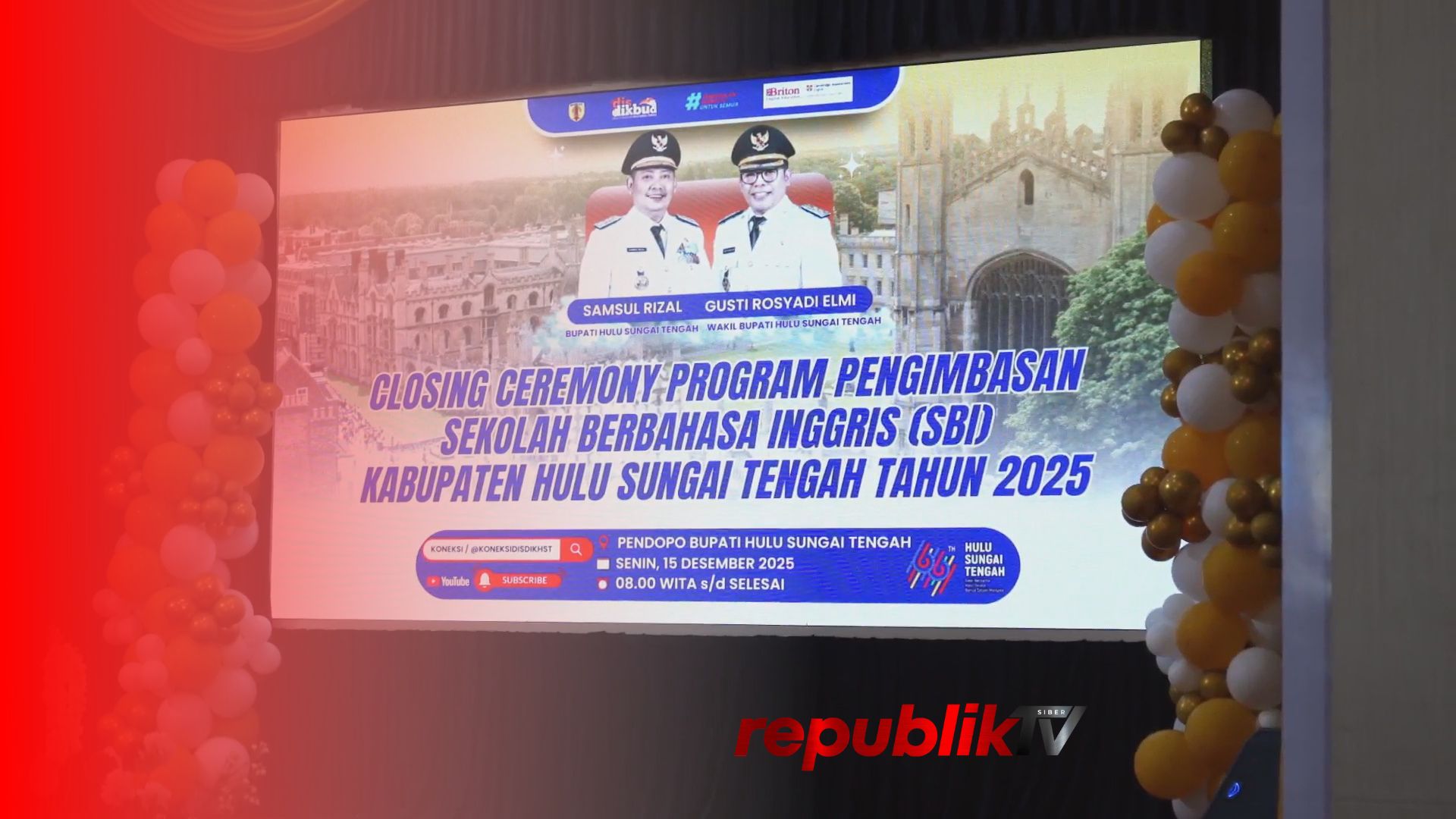 Program Pengimbasan Sekolah Berbahasa Inggris 2025 di HST Resmi Ditutup