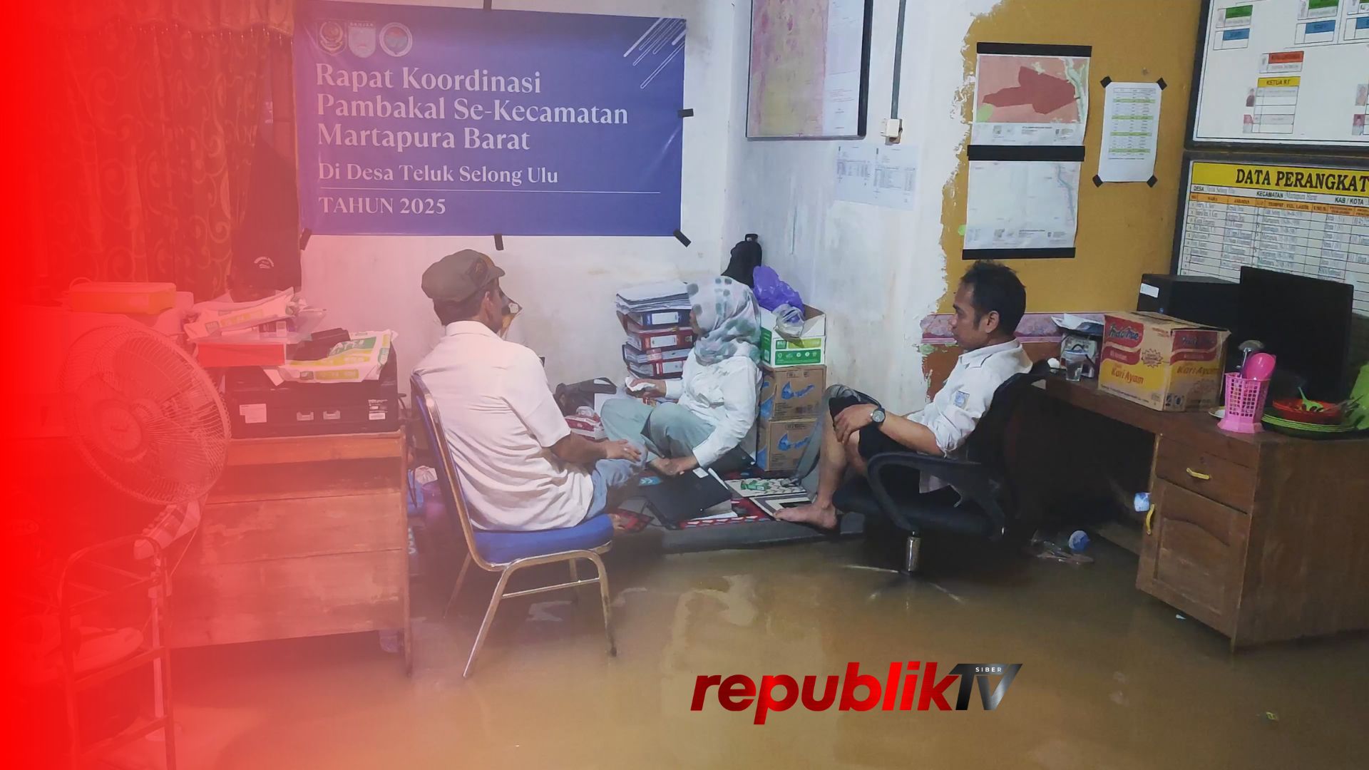 Banjir Belasan Hari Rendam Desa Teluk Selong Ulu, Ratusan Rumah Terdampak