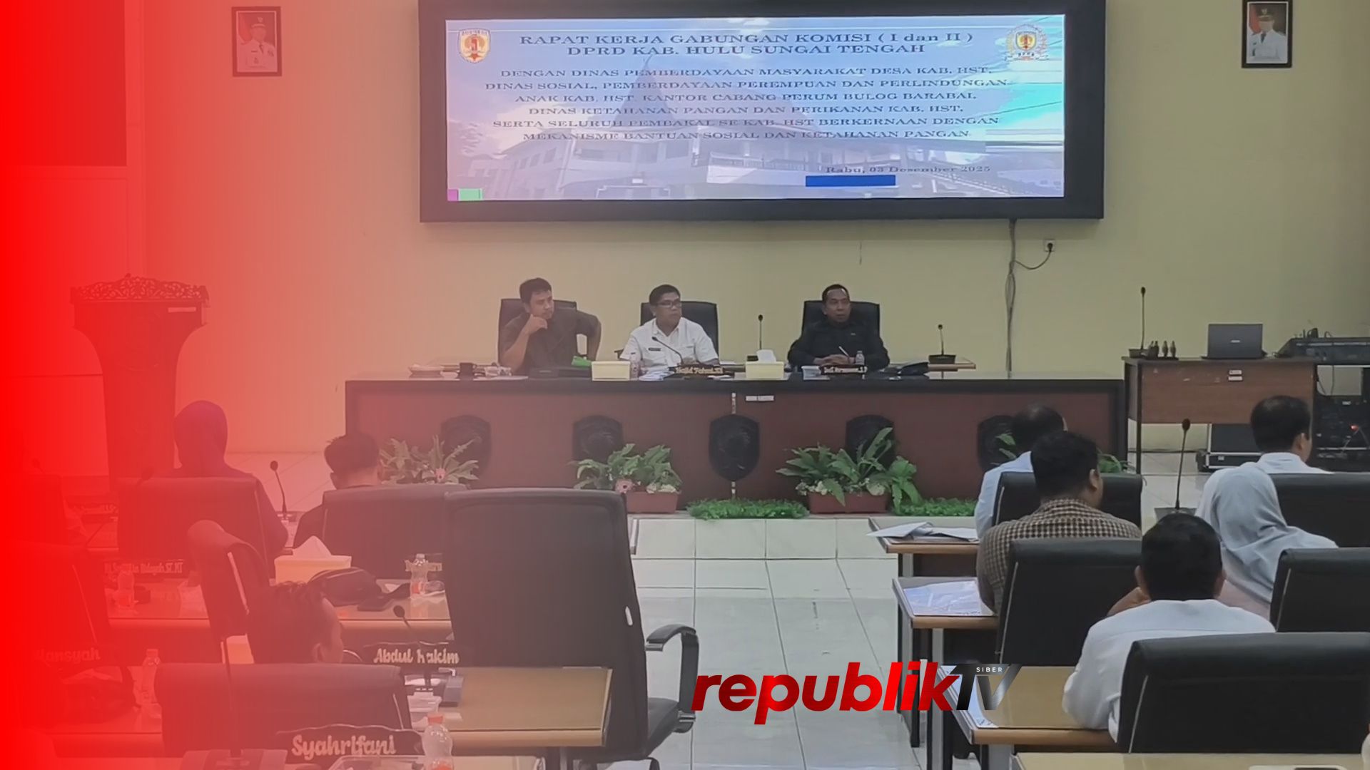 DPRD HST Bahas Polemik Data Bansos Dalam Raker Gabungan