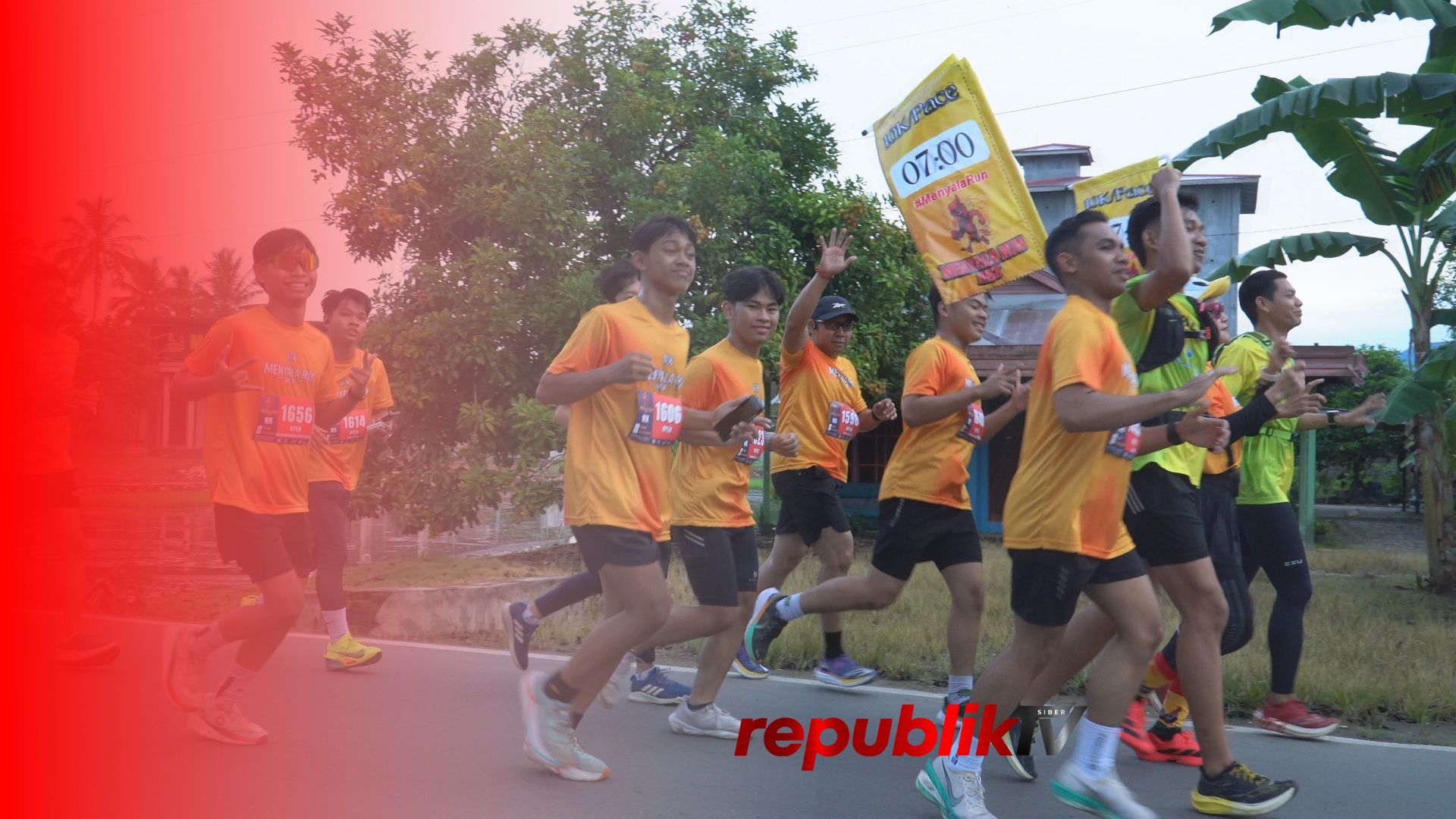 Menyala Run HST 2025 Meriahkan Hari Jadi ke-66 Hulu Sungai Tengah