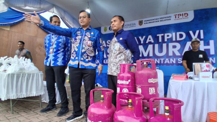Pasar Raya TPID Hadir di Pasar Wadai Banjarmasin, Bantu Warga Dapatkan Sembako Harga Distributor