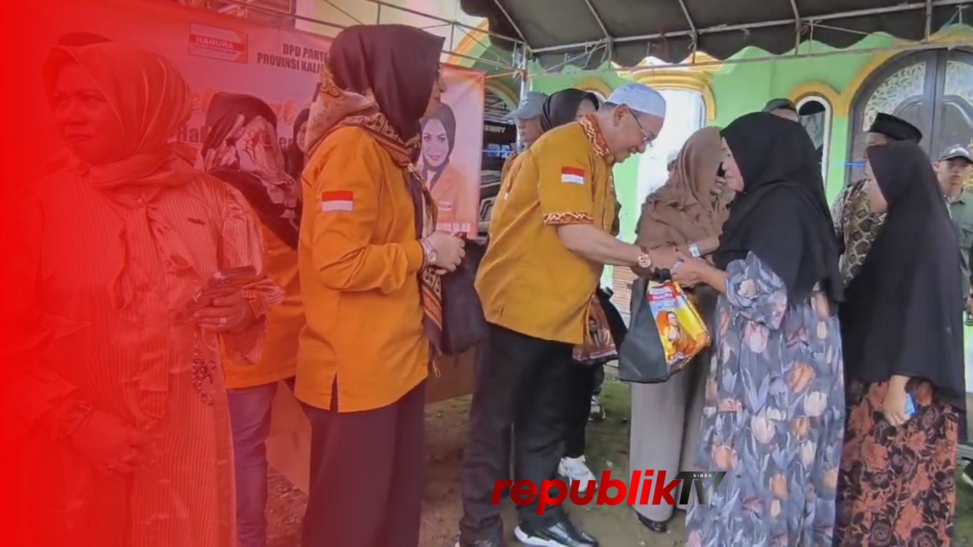 DPD Hanura Kalsel Salurkan Bantuan Pascabanjir di Kabupaten Balangan