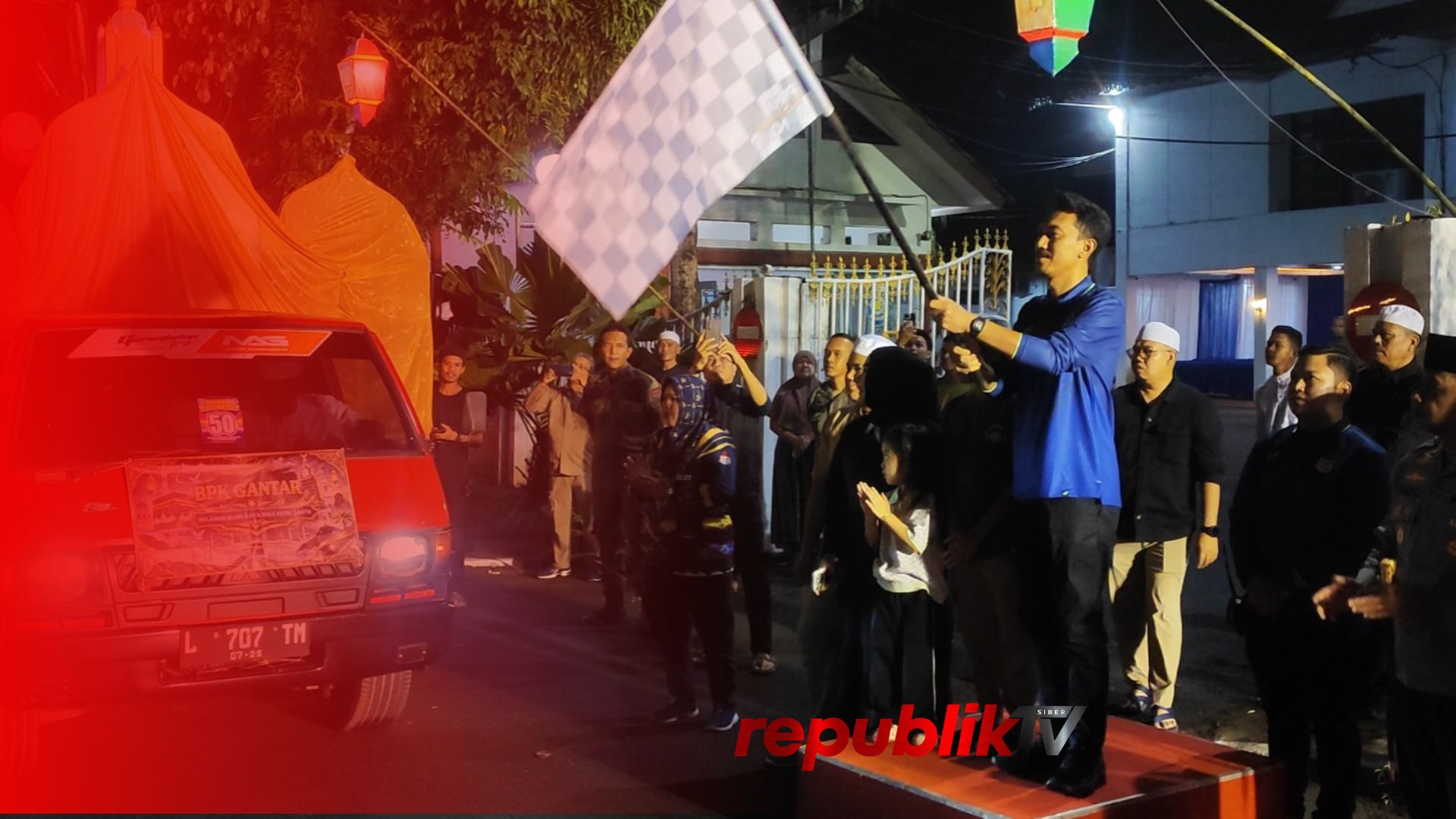 Relawan Barisan Pemadam Kebakaran Meriahkan Pawai Takbir