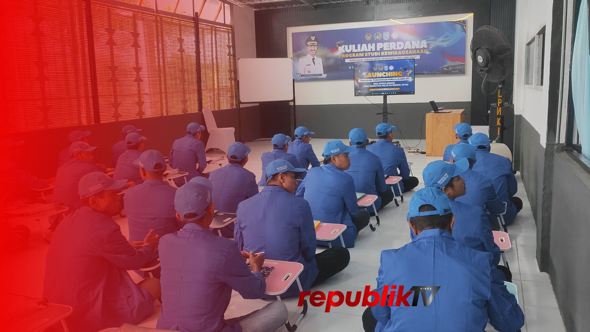 Puluhan Warga Binaan Lapas Narkotika Karang Intan Resmi Kuliah S1