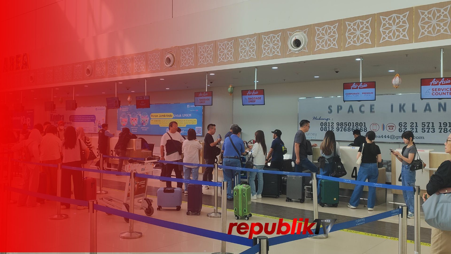 Arus Mudik Lebaran Meningkat di Bandara Syamsudin Noor