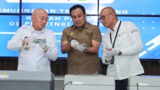 Perang Uang Palsu di Kalsel Diperkuat 463 Lembar Dimusnahkan