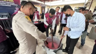 Gagalkan Peredaran Narkoba Rp1,5 Miliar, Polres Banjarbaru Selamatkan 8.000 Jiwa