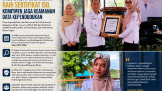 Sertifikasi ISO Disdukcapil Banjar Perkuat Perlindungan Data Pribadi Masyarakat