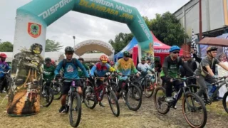 200 Goweser Taklukkan Jalur MTB Fun Enduro di Banjarbaru