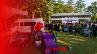 Ratusan Pesilat Banjar Bersatu di Alun-Alun Martapura pada Hari Lahir Pancasila