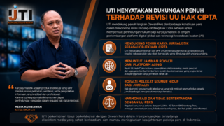 IJTI Dukung Revisi UU Hak Cipta, Desak Royalti untuk Karya Jurnalistik dari Platform Digital