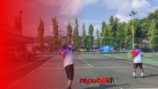 Puluhan Atlet Tenis Veteran Ikuti Festival Olahraga Masyarakat Kabupaten Banjar
