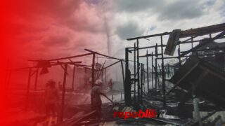 Kebakaran Hanguskan Enam Rumah, Diduga Akibat Korsleting Listrik