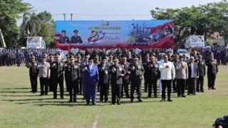 Hadiri HUT Bhayangkara ke-80, Gubernur Muhidin Tegaskan Sinergi Pemprov dan Polda Kalsel Perkuat Stabilitas Daerah