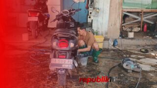 Pemadaman Listrik Bergilir, Pendapatan Usaha Cuci Motor Anjlok