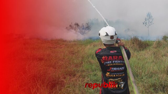 Karhutla Berulang di Guntung Manggis Banjarbaru, Api Dekati Permukiman